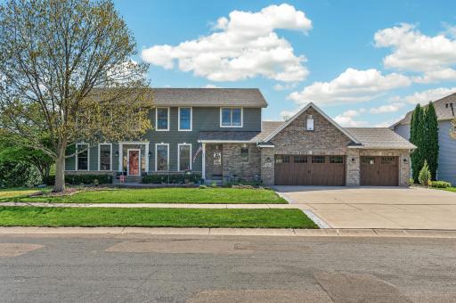 Welcome to the Preserve at Nottingham! Nestled on a private 0.52-acre lot, this home offers a unique blend of privacy and recreation. Steps from Grove West Park and the Elm Creek trail system, with your own pond for winter ice skating.