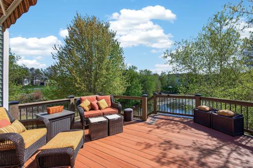 Step outside to the south-facing deck, where new maintenance-free decking, a power awning, and a private setting create the perfect outdoor retreat. Sun-soaked, low-maintenance, and ready for whatever the season brings.