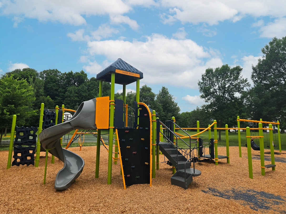 Grove West Park is just steps from your front door