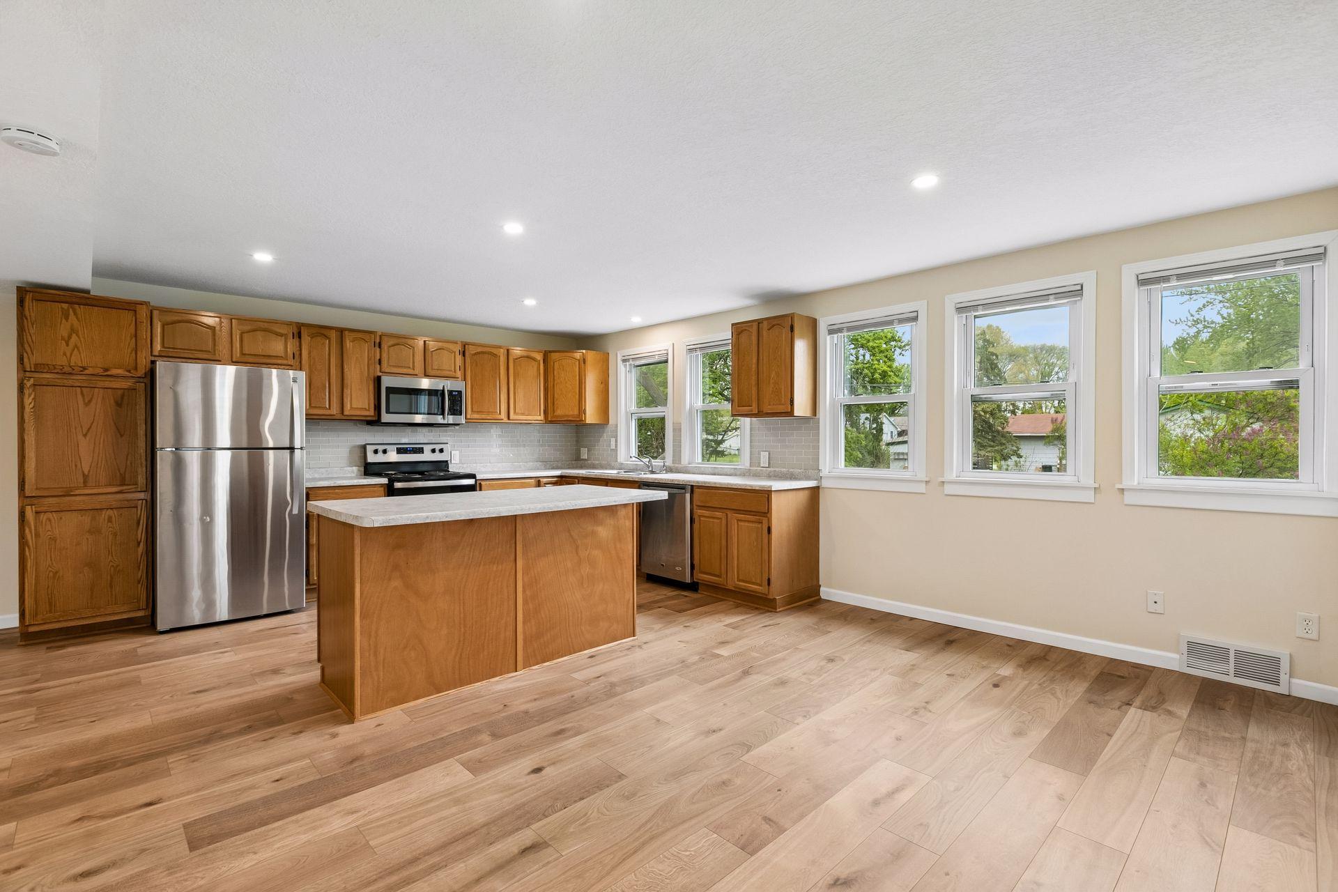 Main floor unit kitchen