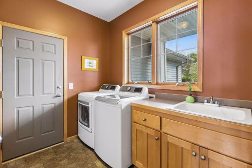 Laundry room/Mudroom conveniently located on the first floor next to the garage