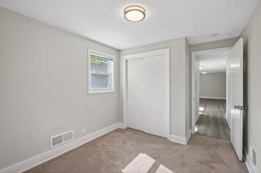4th floor bedroom is located in lower level