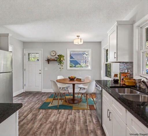 Kitchen virtually staged