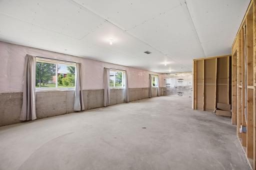 The unfinished basement offers incredible potential to build equity!