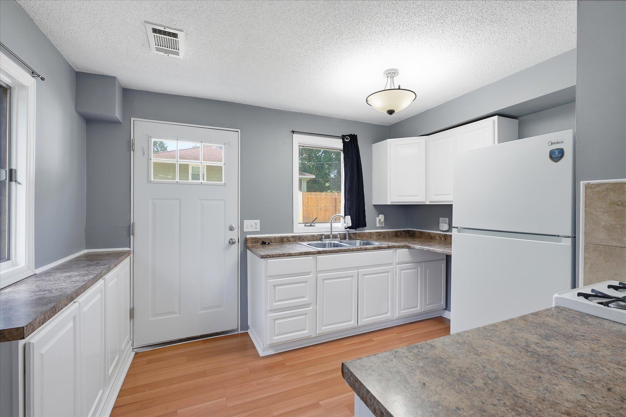 Freshly painted kitchen