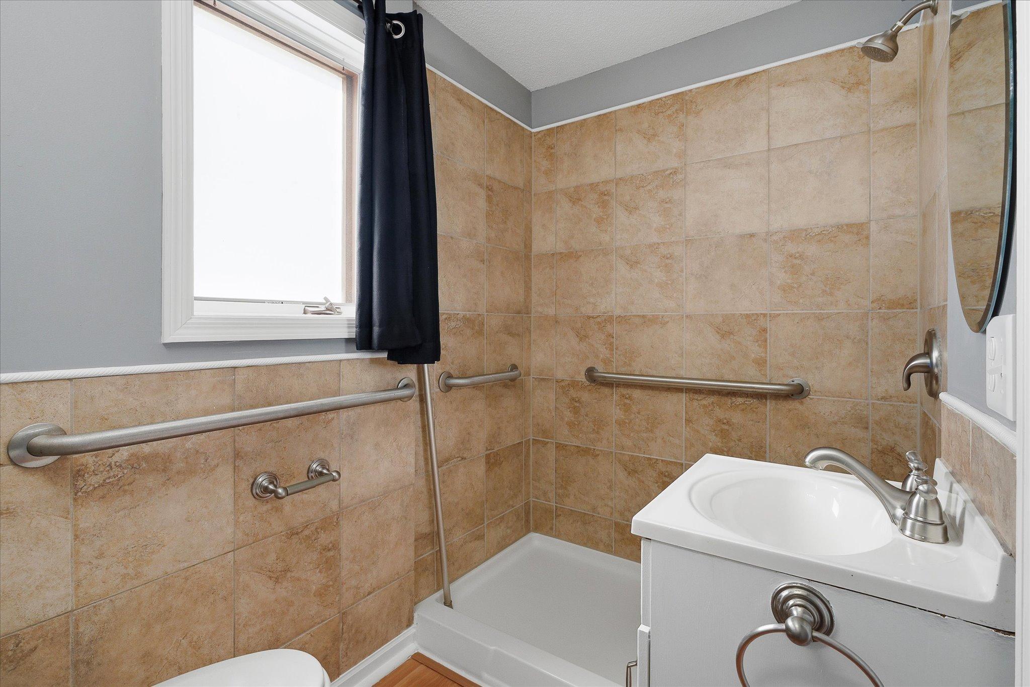 Updated main level bathroom