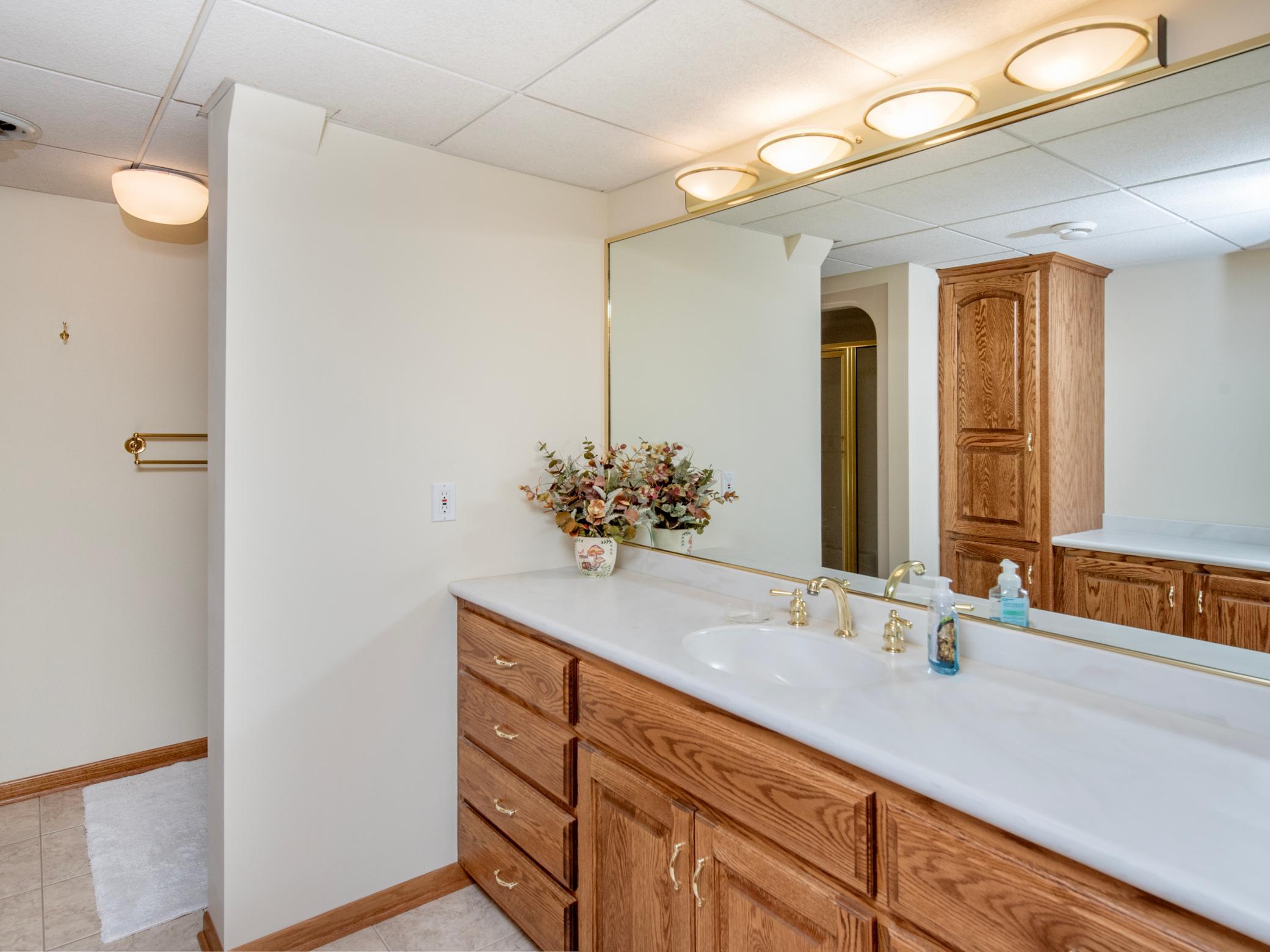 Comfort height vanity