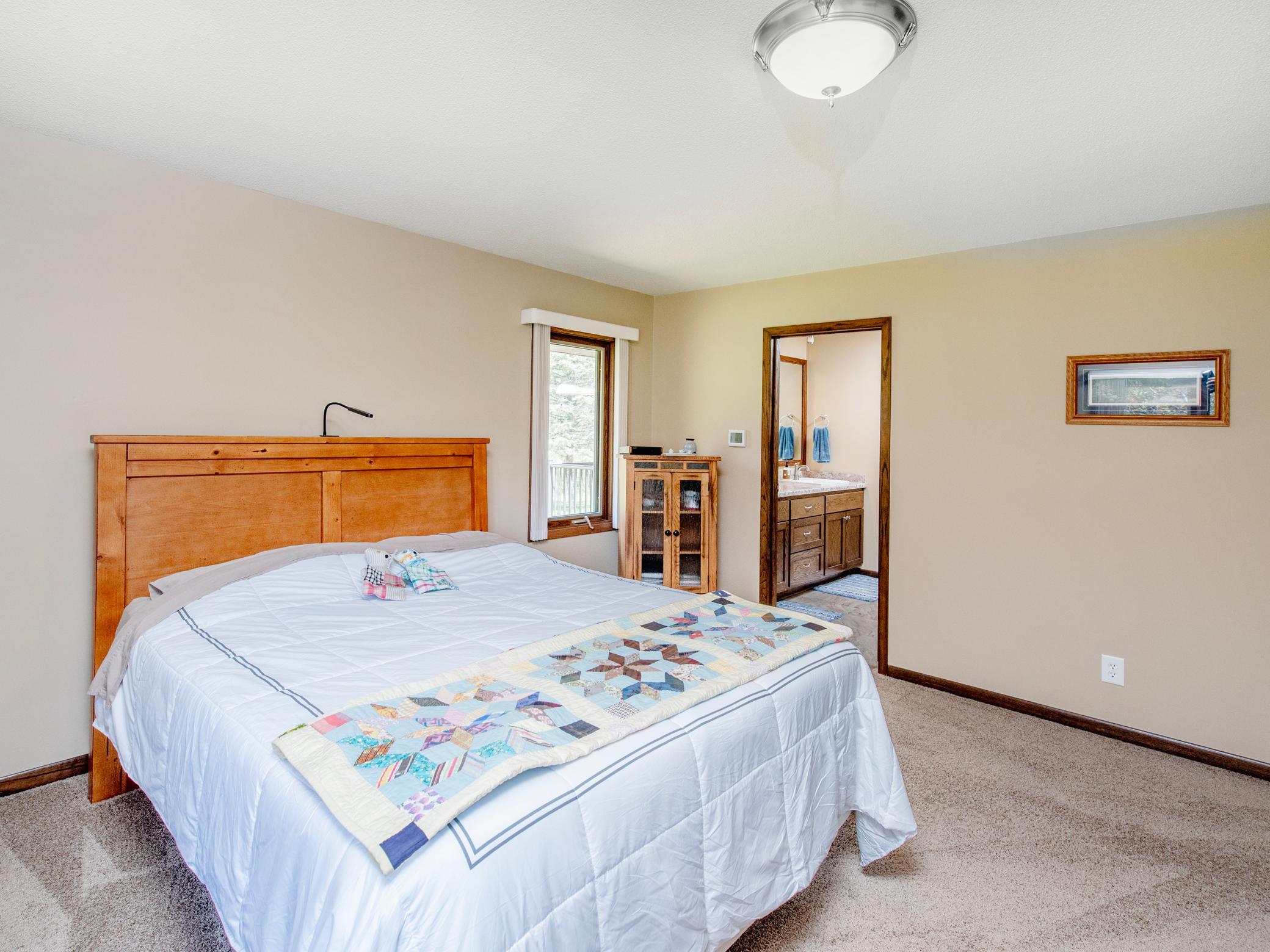 Primary bedroom leads to ensuite