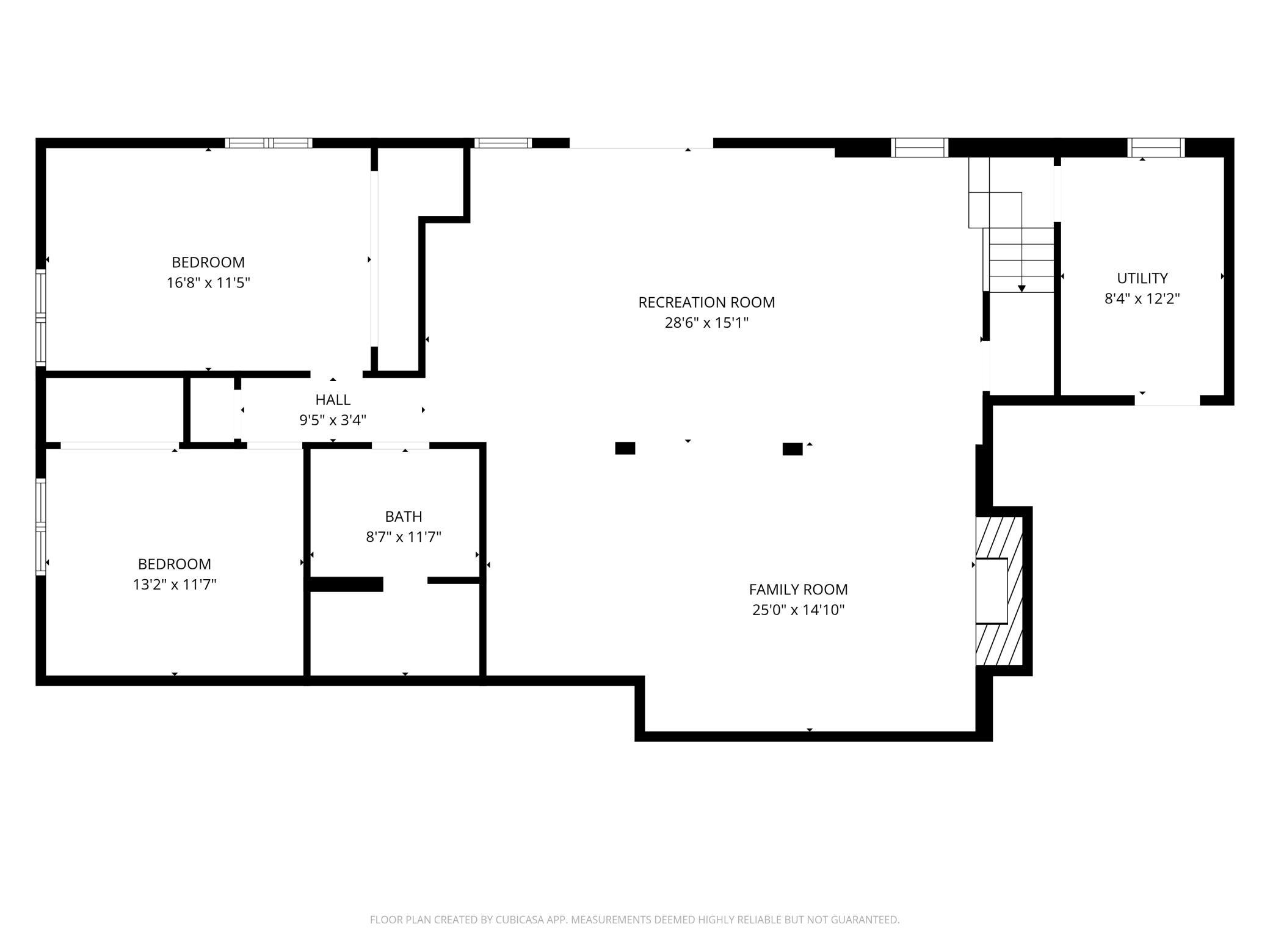Main level floor plan