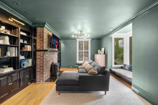 The sprawling main floor also features a dedicated office space, a separate formal dining room, and a peaceful family room with flex space.