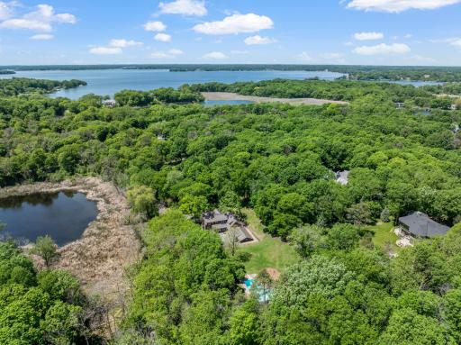 From the moment you turn on to Shavers Lane you feel like you're up north but you are only 20 minutes from downtown Minneapolis, a 7-minute drive to the village of Wayzata, a 10-minute drive to the village of Excelsior.