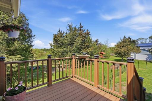 Enjoy outdoor dinners or time to relax with view of your private backyard.