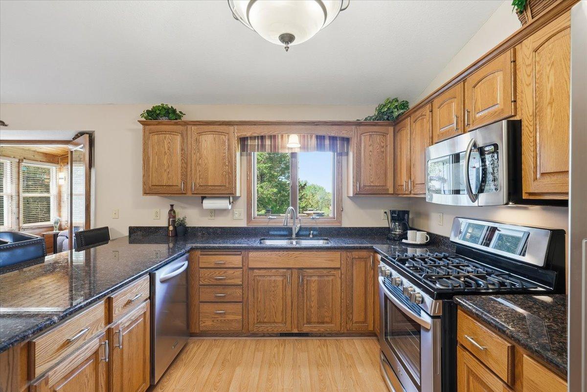 Plenty of cabinet space and a practical layout for easy everyday living.