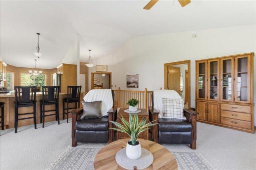Great Room to Kitchen & Door to Primary Bedroom
