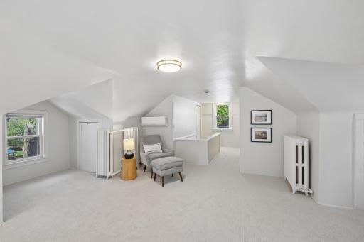Upstairs loft space - sitting area, office, or potential future bathroom