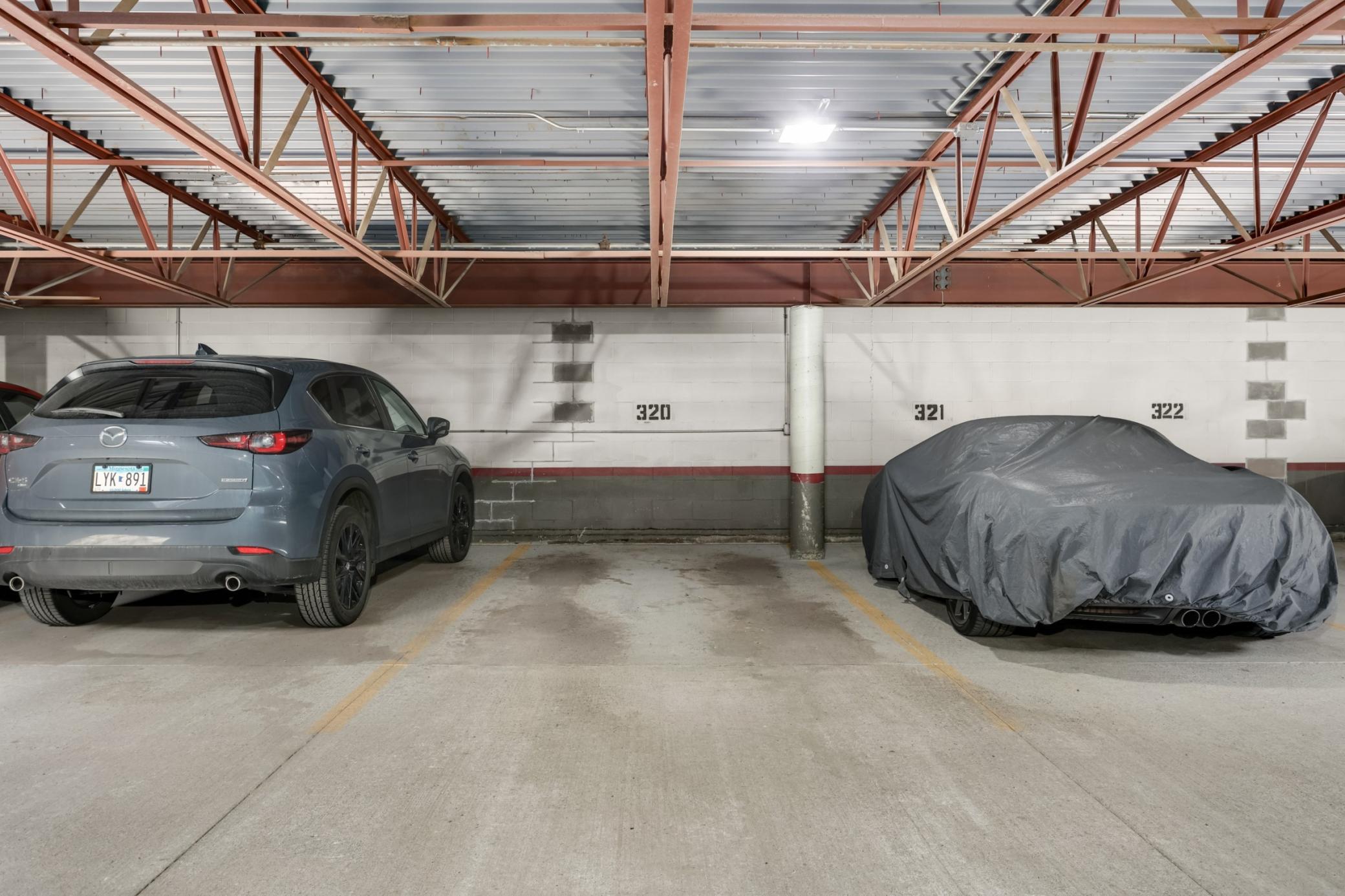 Dedicated parking space