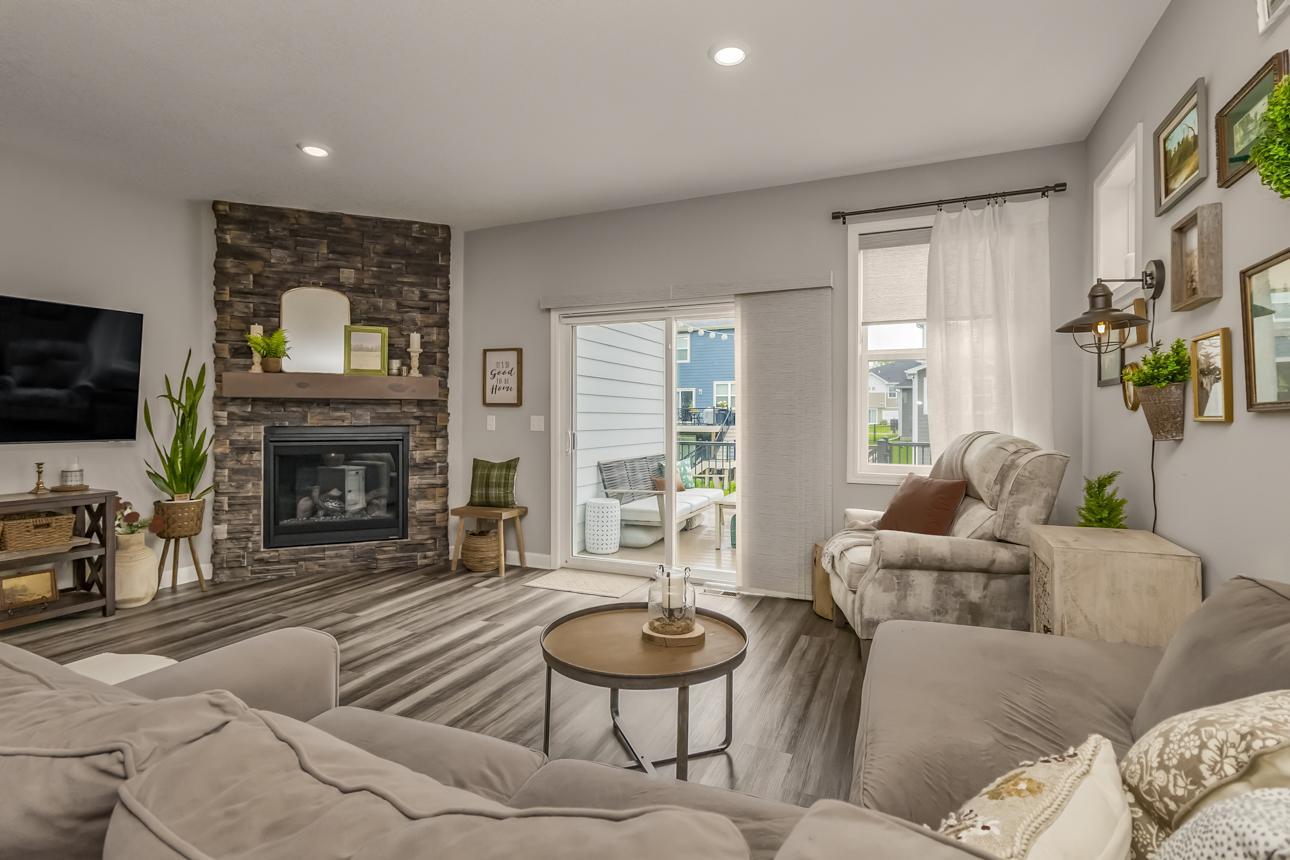 Living Room allows for plenty of seating