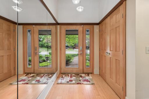 Big, bright, and welcoming foyer. Coming home is a pleasure and greeting guests is a treat every time! Great closet space, too!