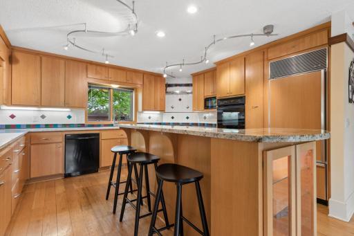 Front facing windows. Light, bright, and clean with a ton of cabinet space!