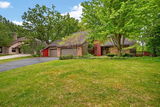 Extra large three stall garage with openers. Located in a dynamic neighborhood with walking trails, easy access, and a lot of real nice people.