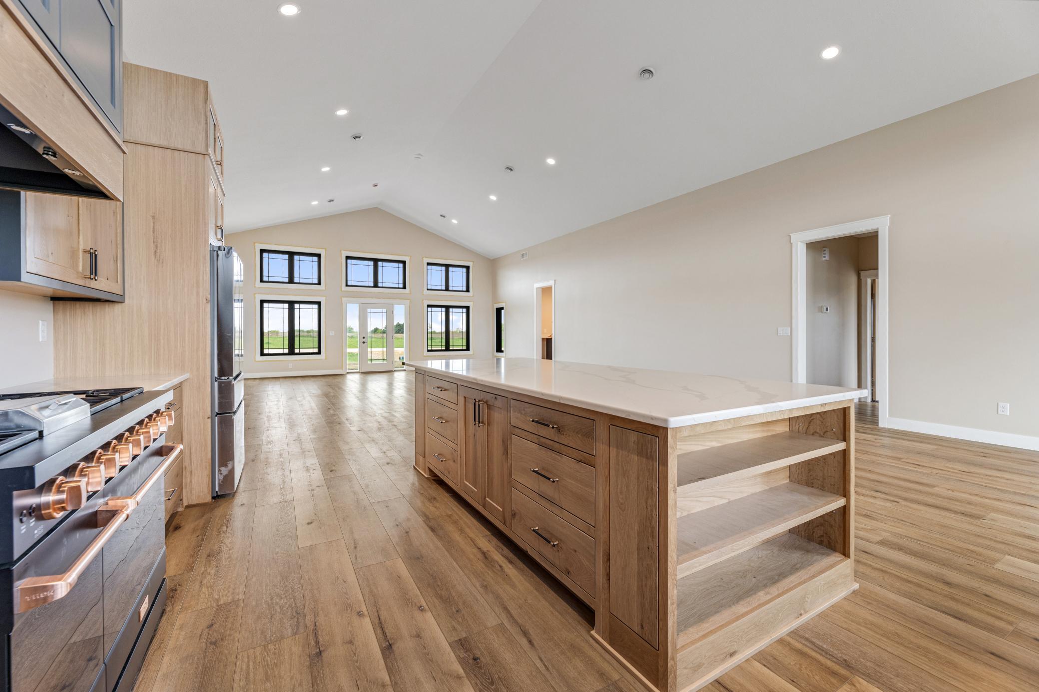 View to the front door