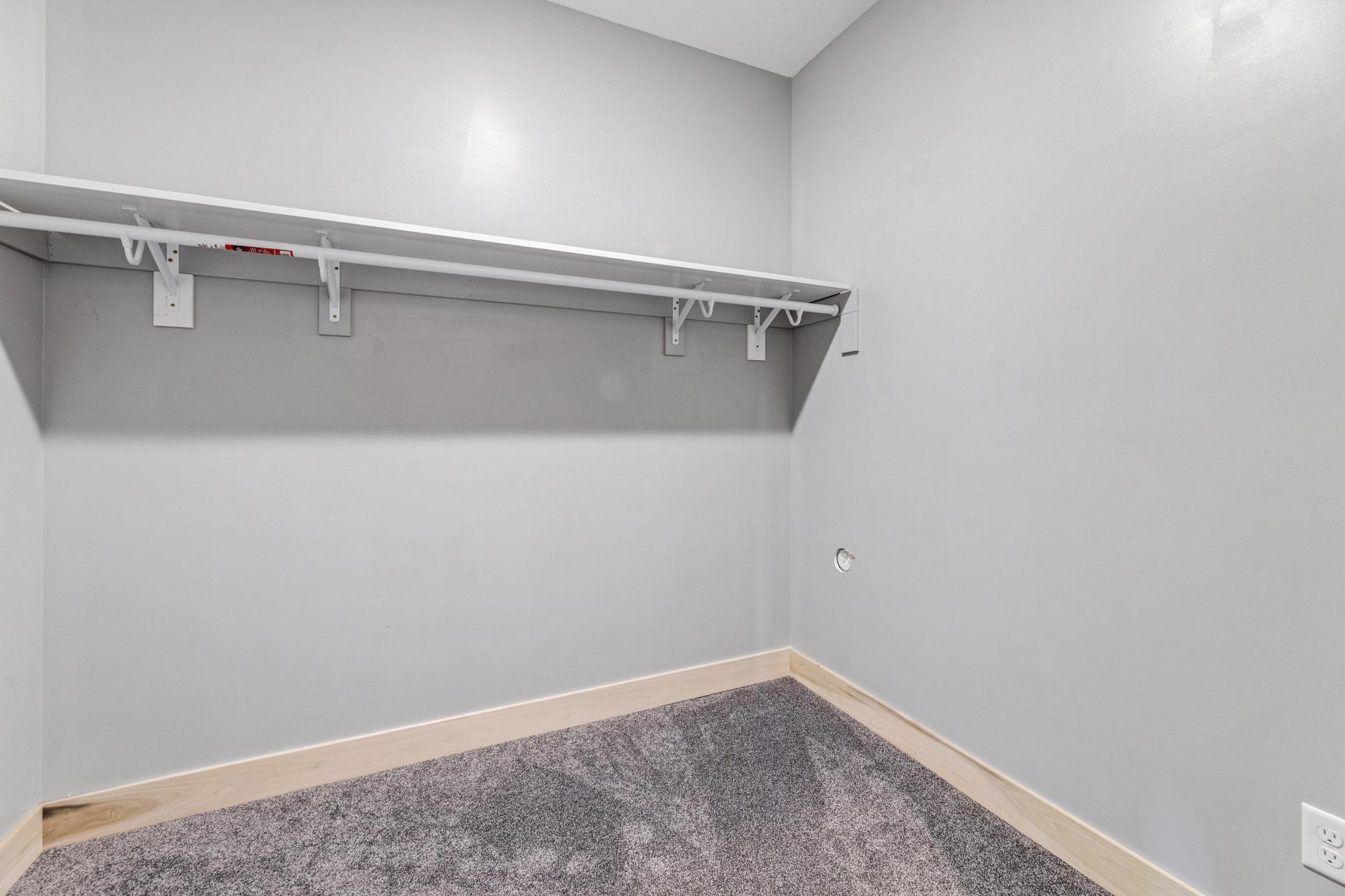 2 walk in closets