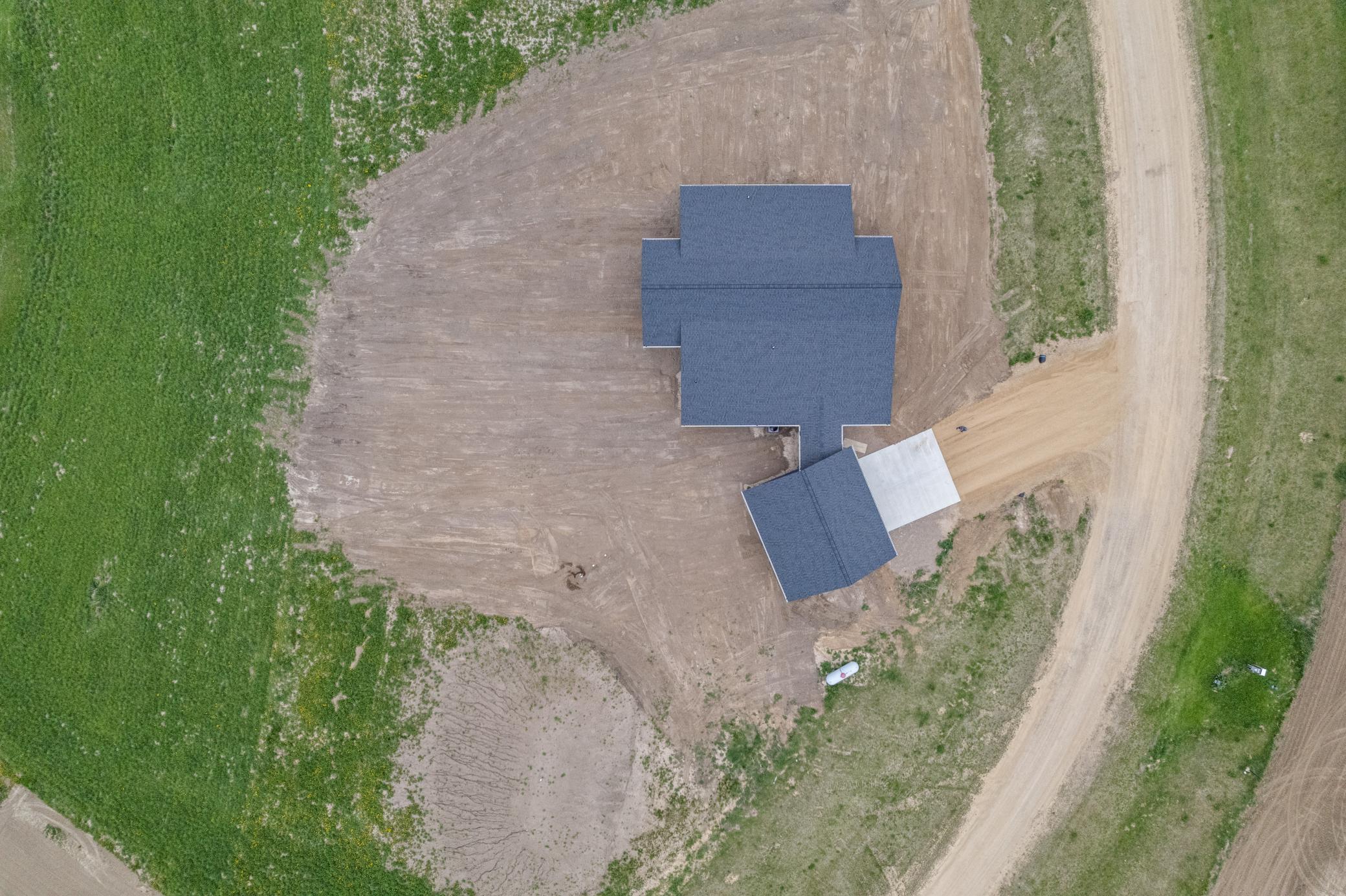 overhead view