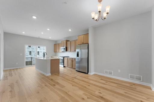 Dining area. Similar home shown, options can vary.