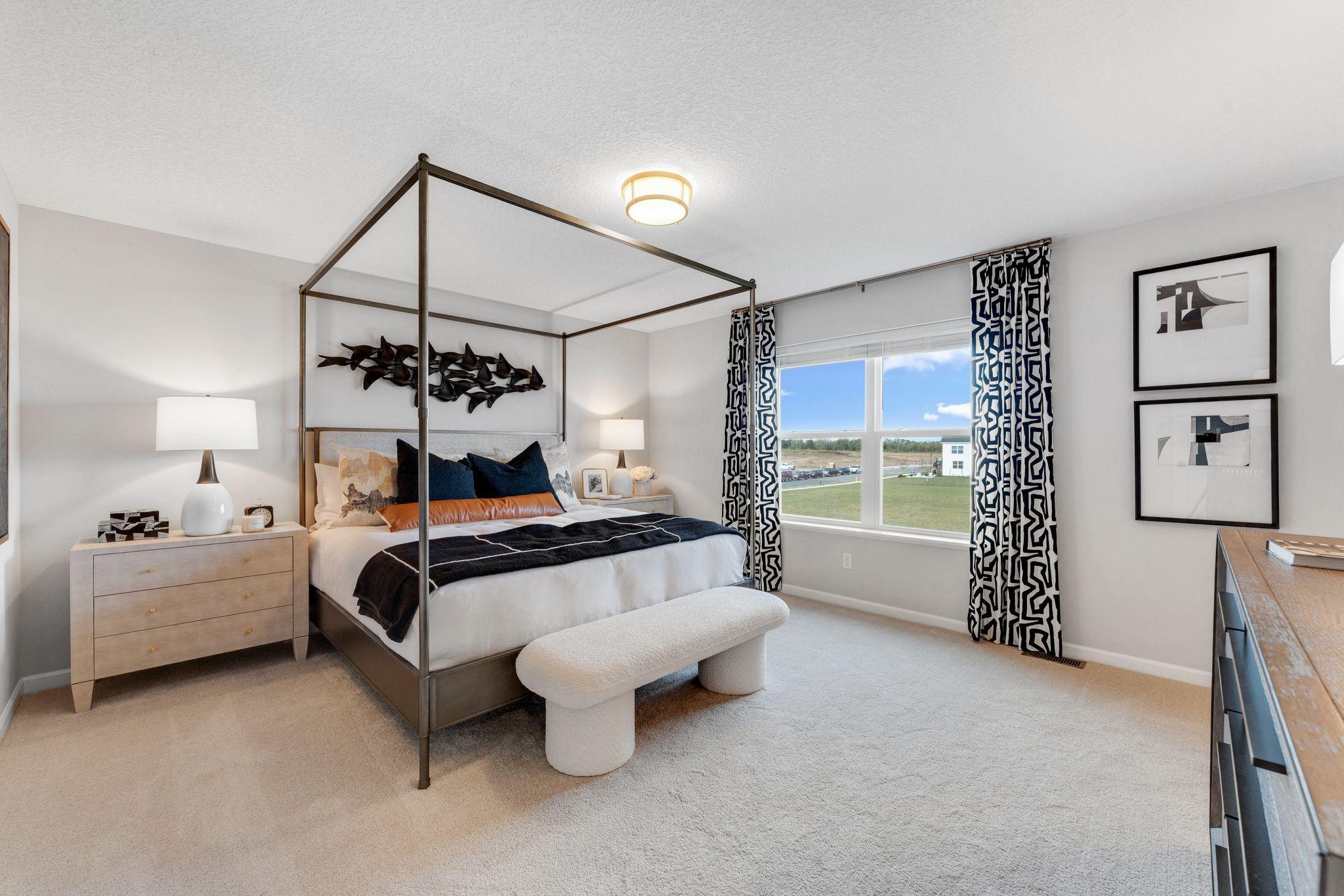Photo of similar home for reference only. Colors and selections will vary. Kingston floorplan. Generous upper level primary suite.