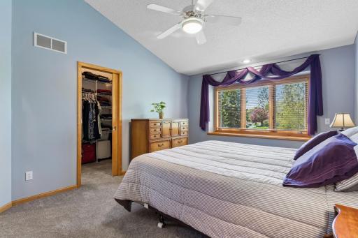 Primary Bedroom has walk-in closet and private bath.