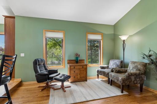 Dining/Kitchen also has a relaxing sitting area.