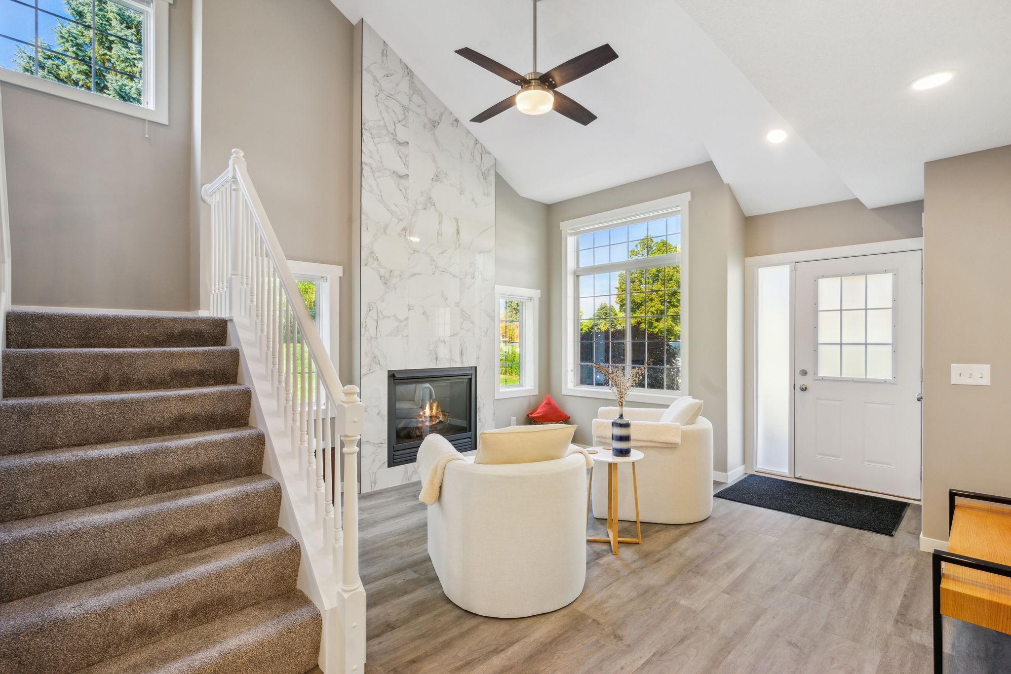 Turn-key 2-bed, 2-bath townhome with high-end modern updates throughout."