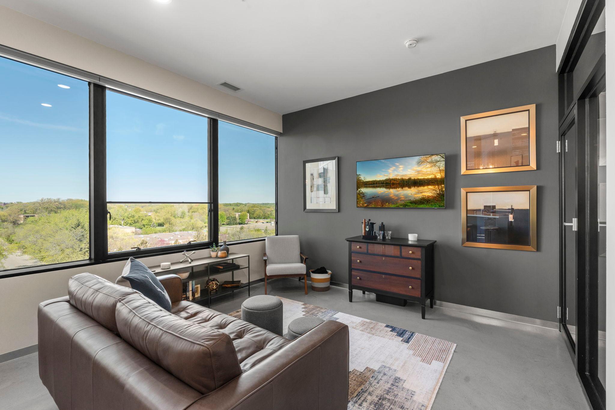 Enjoy the cozy living room space