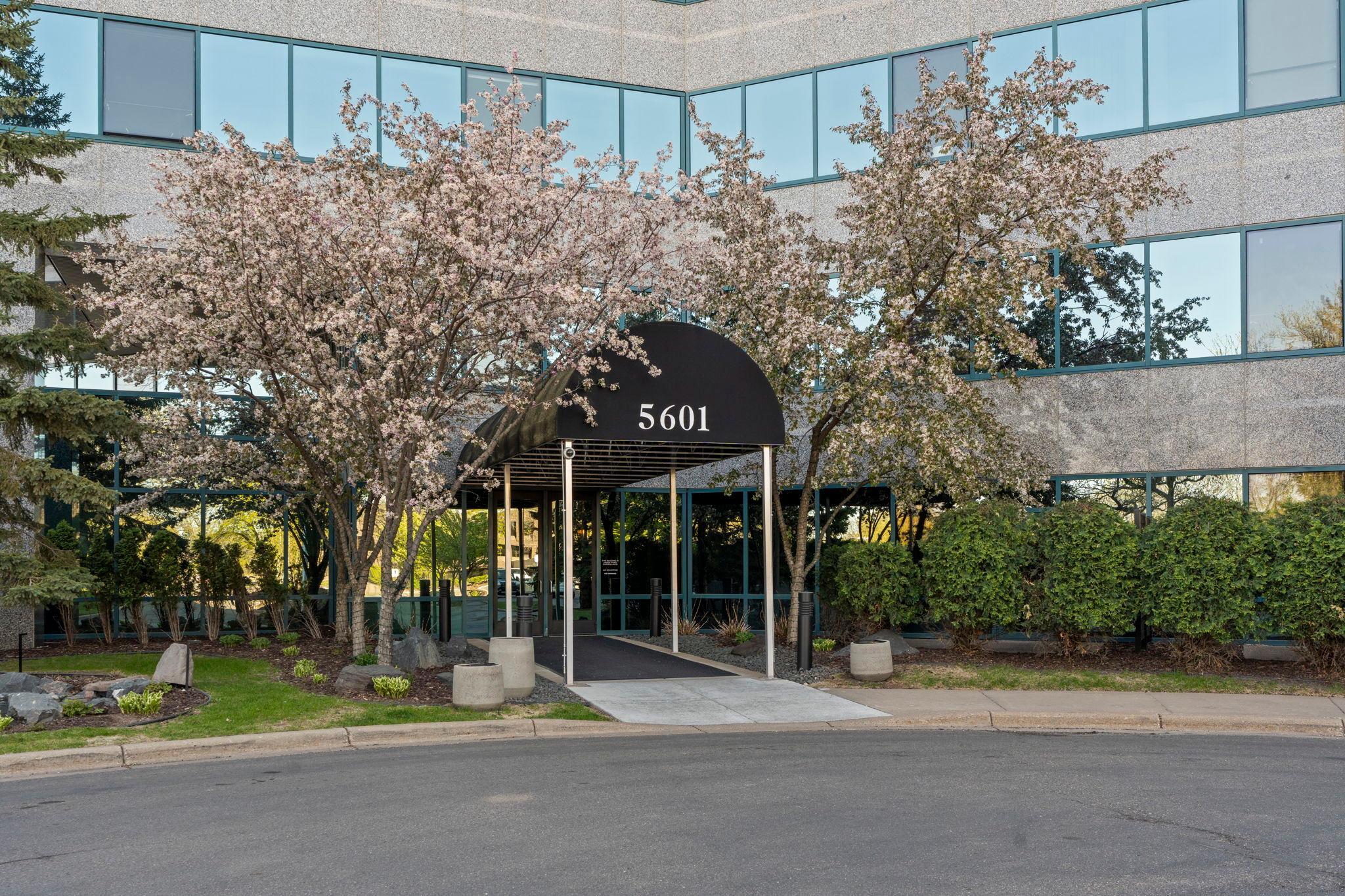 The secure building provides peace of mind and added comfort