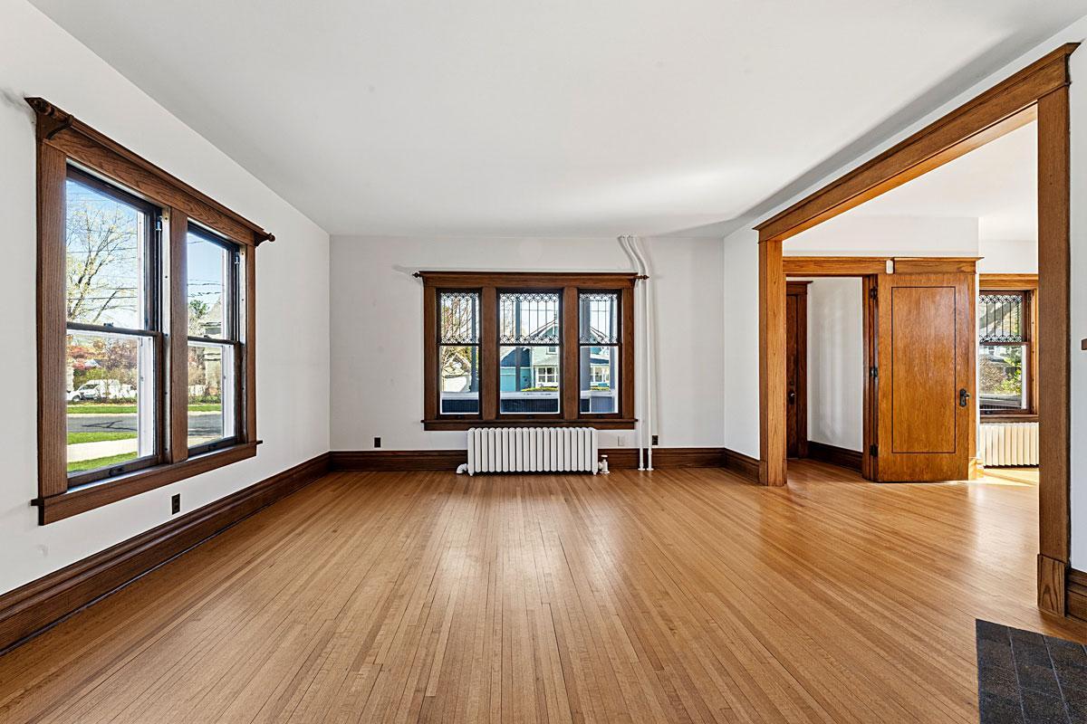 Spacious rooms.