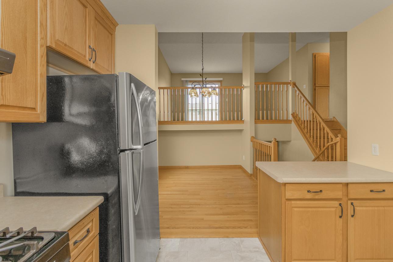 Open to Dining and Living Room