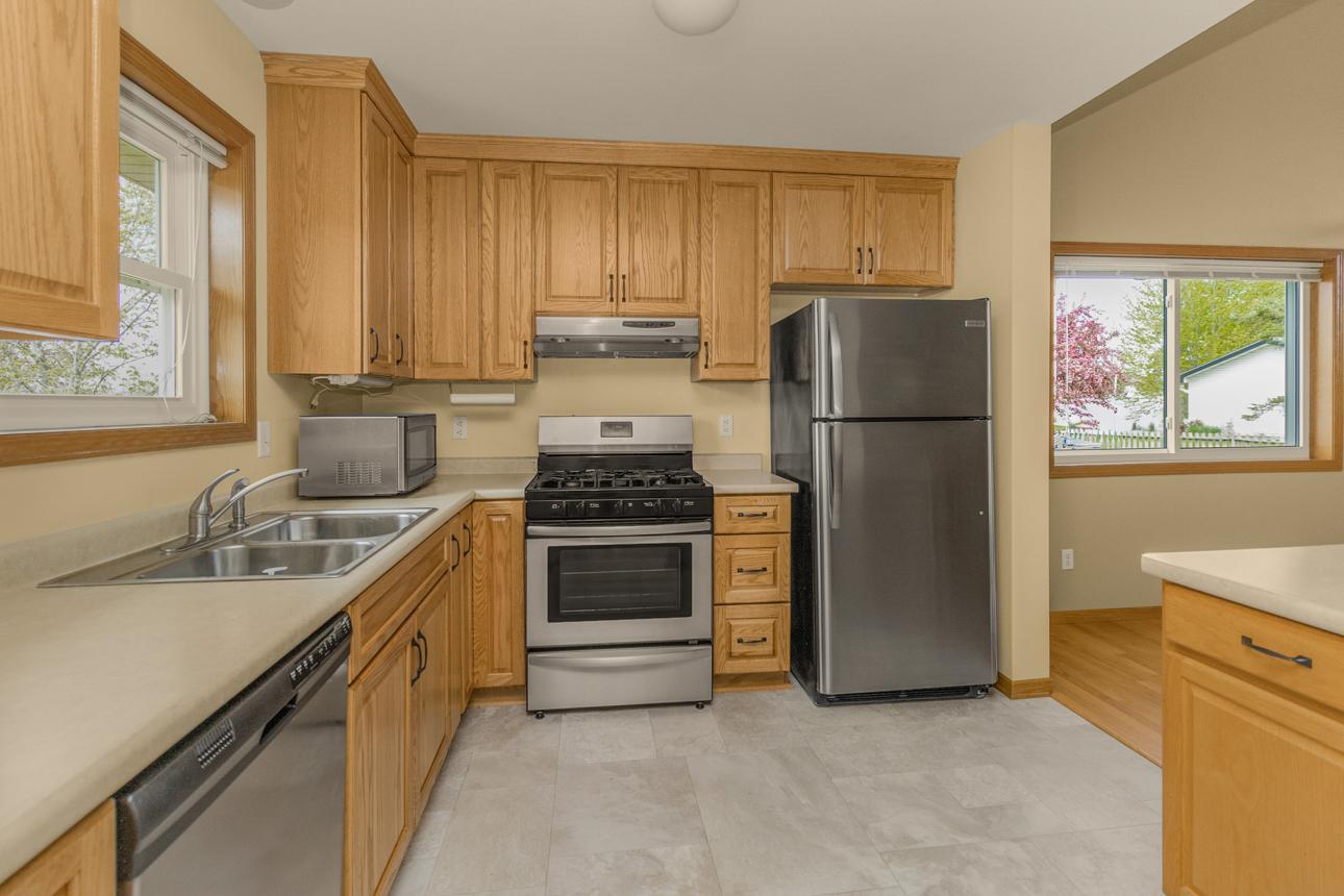 New Oak Cabinets