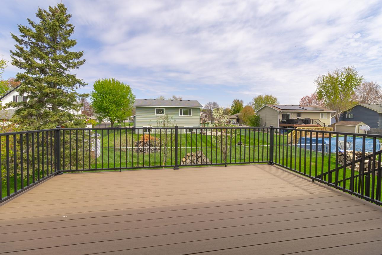 New Timbertek Flooring on this Backyard Deck