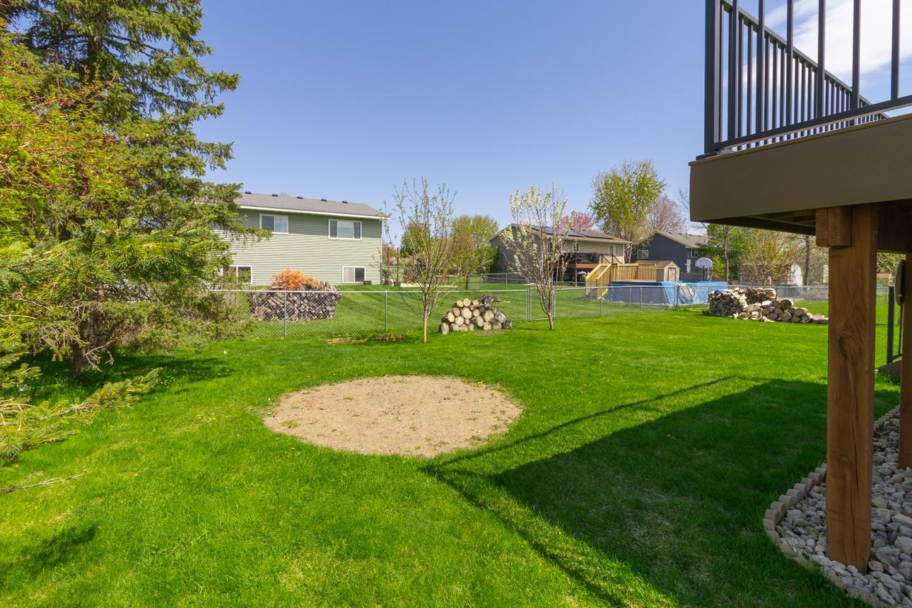 Fenced in Backyard