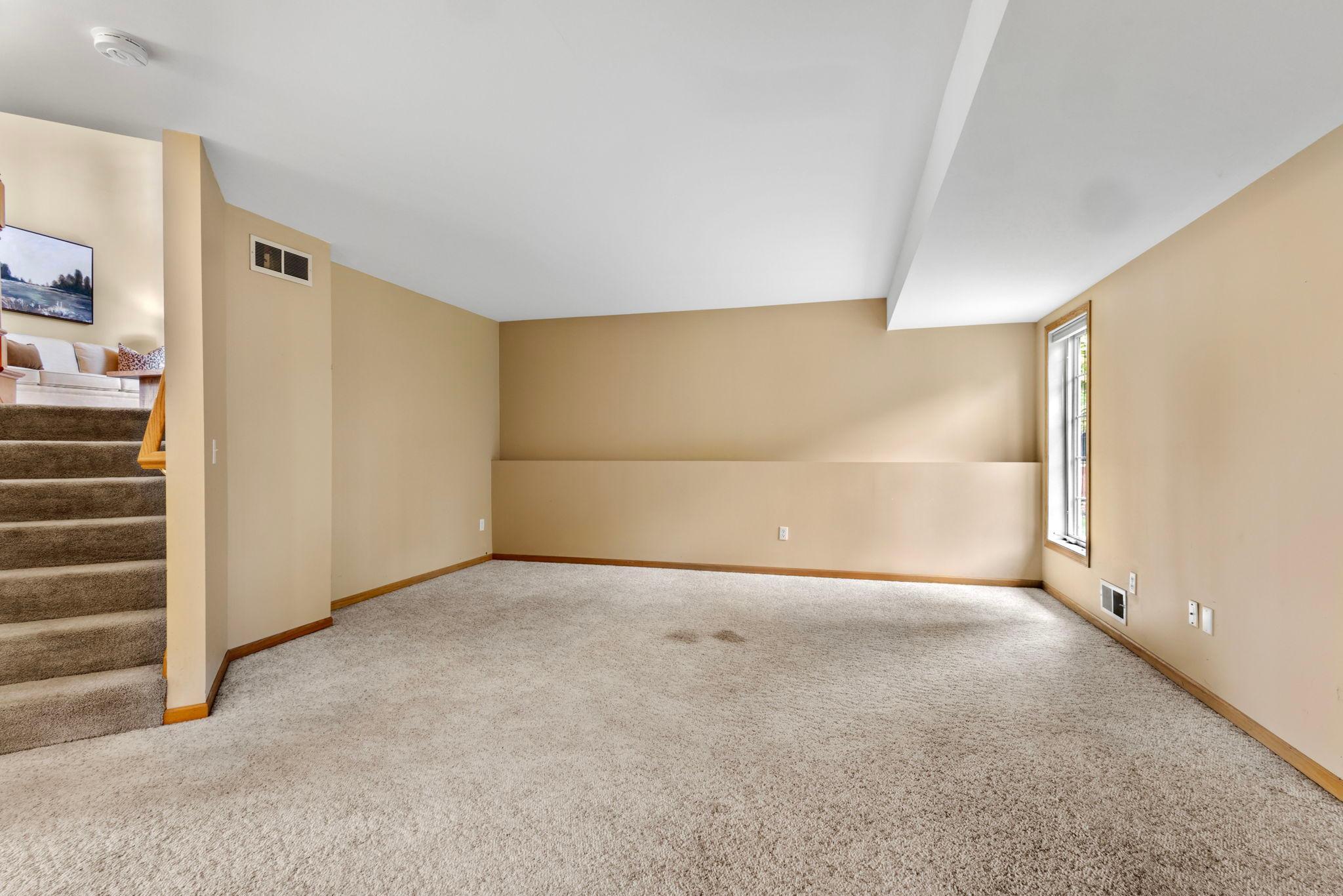 Lower level family room