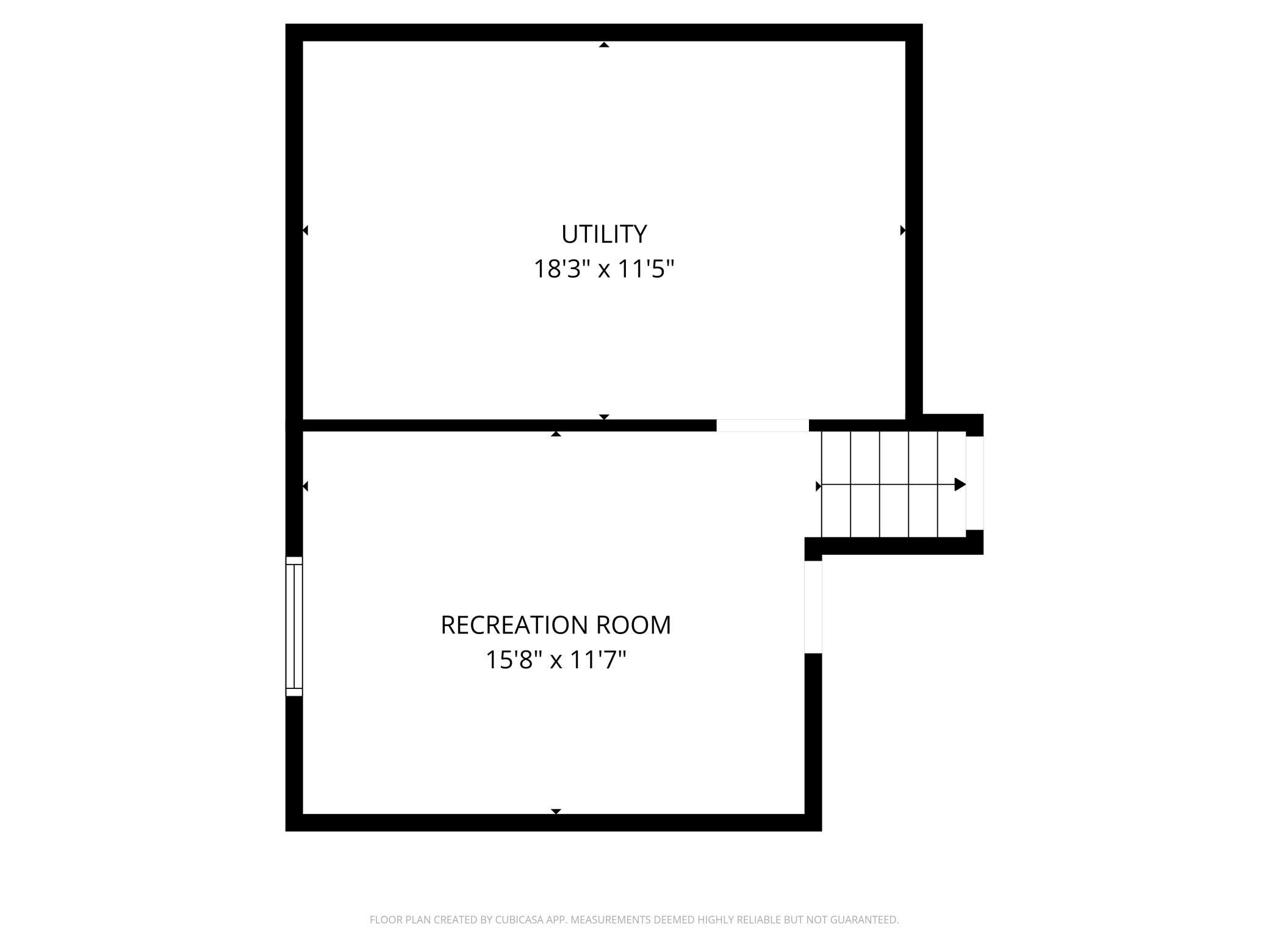 Lowest Level Floor Plan