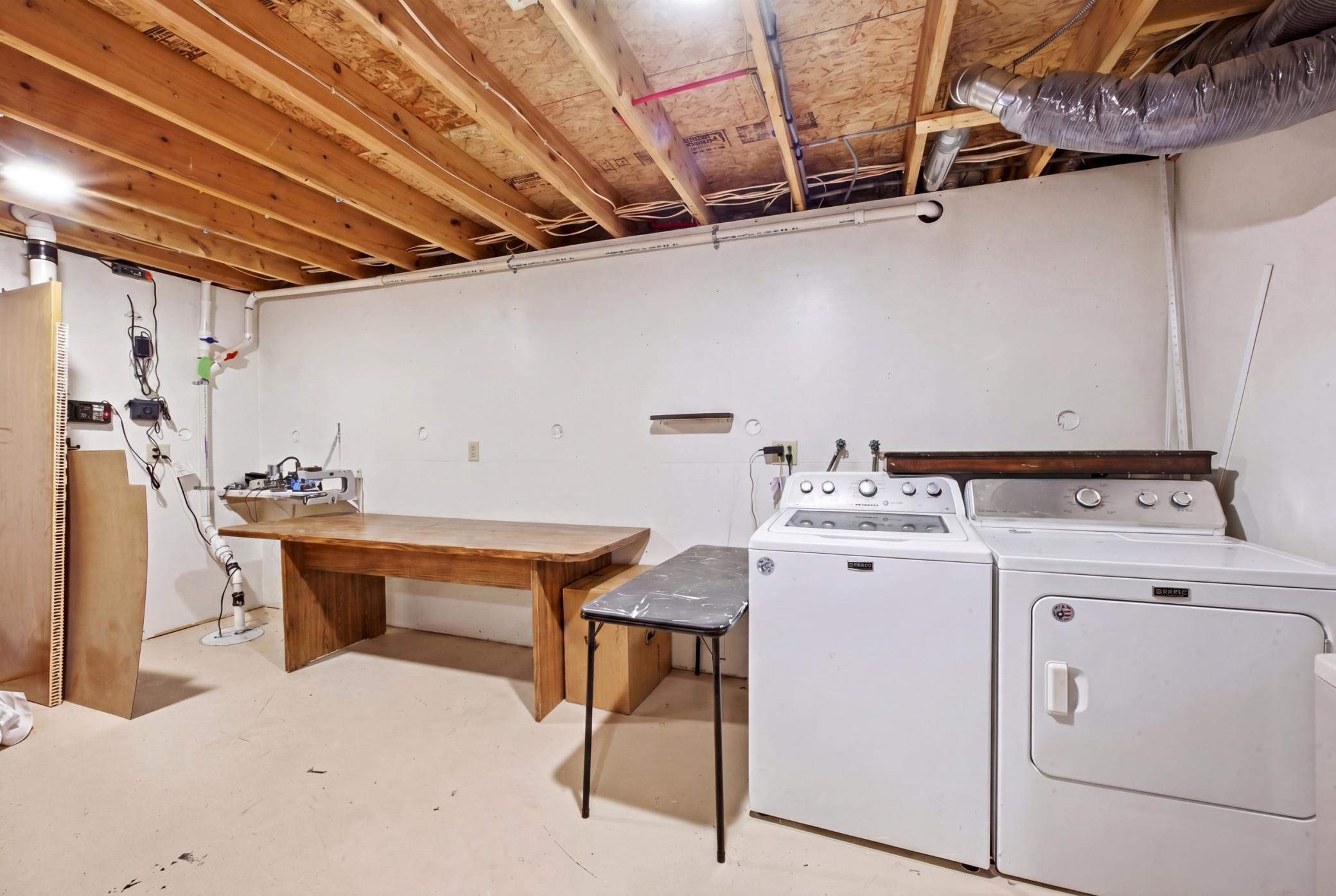 Laundry + Utility Room Lowest Level