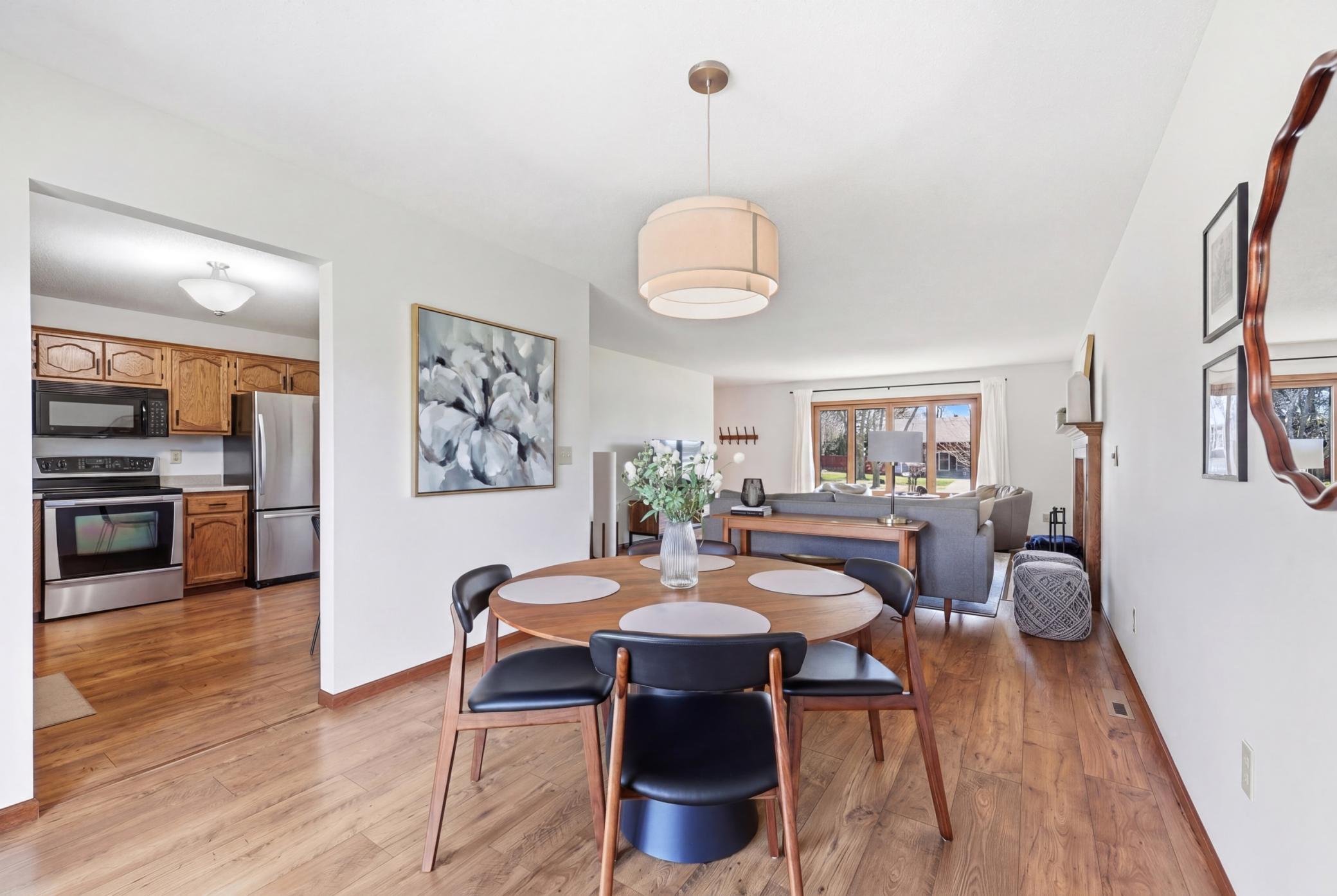 Dining to Living & Kitchen