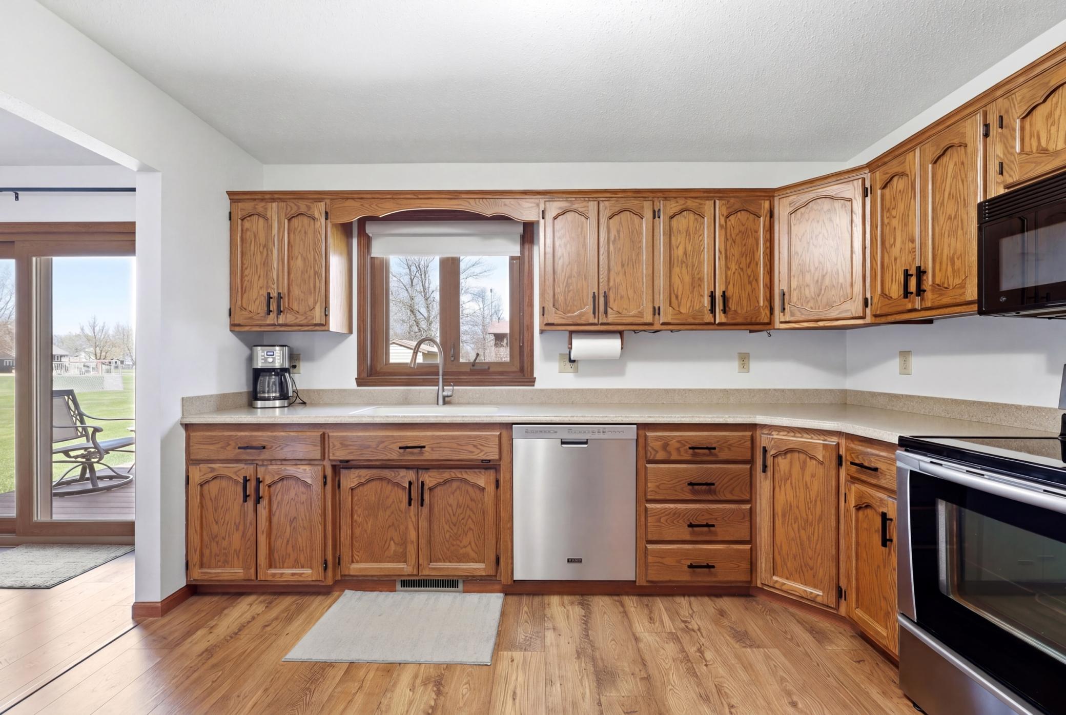 Kitchen- Window above Sink to Backyard