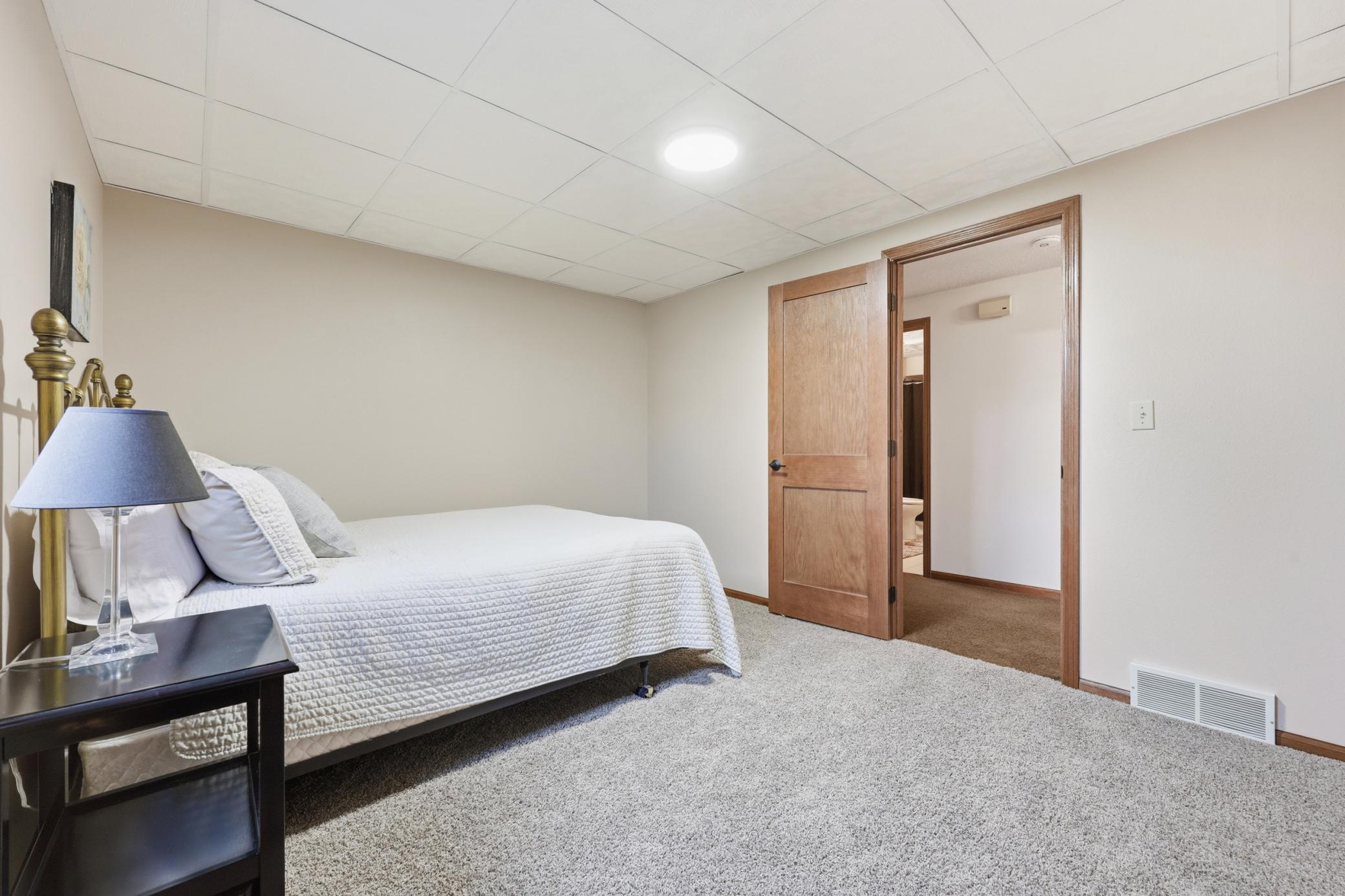 Bedroom 4 Lower Level- Solid Wood Doors