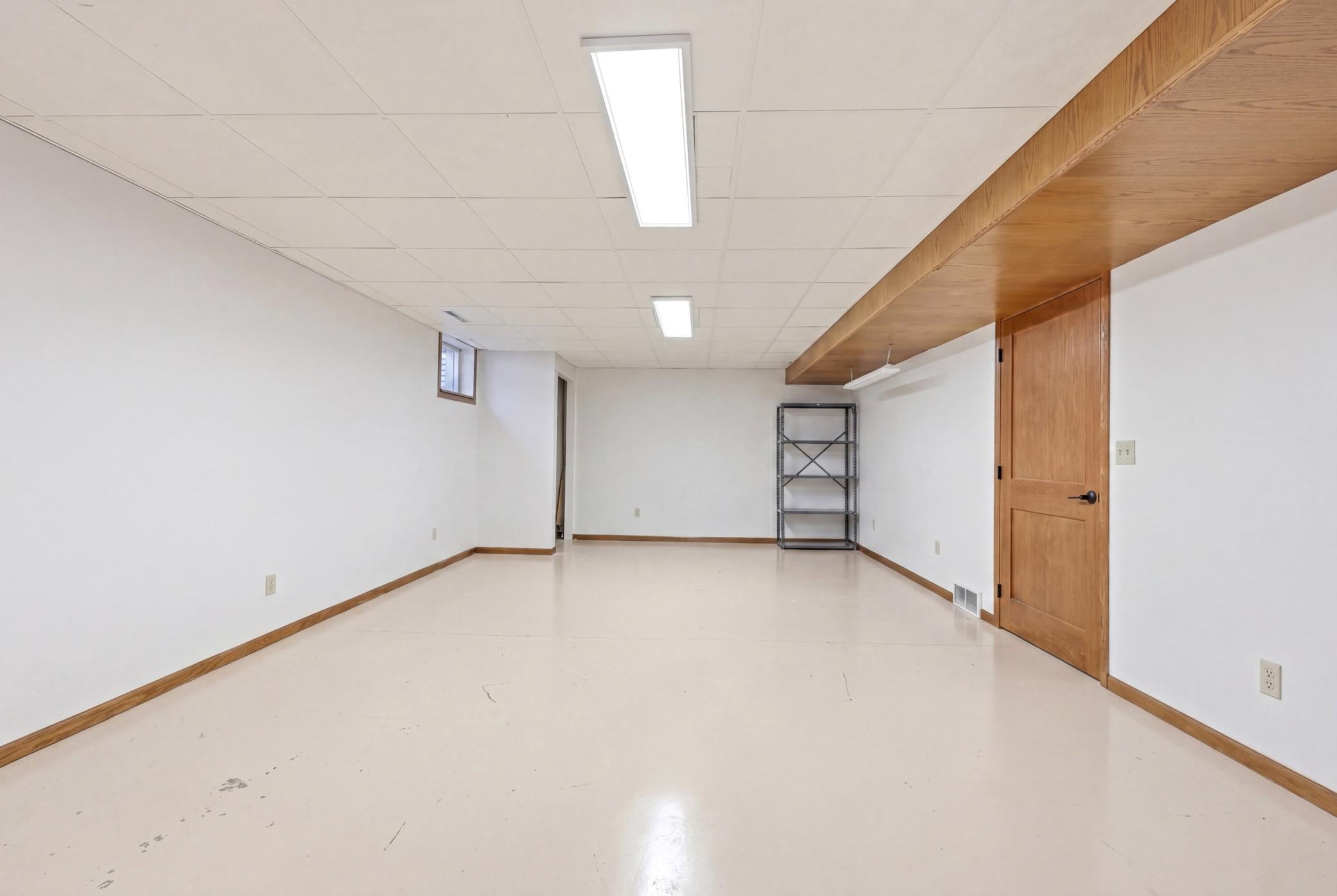 Huge Lower Level Storage Room