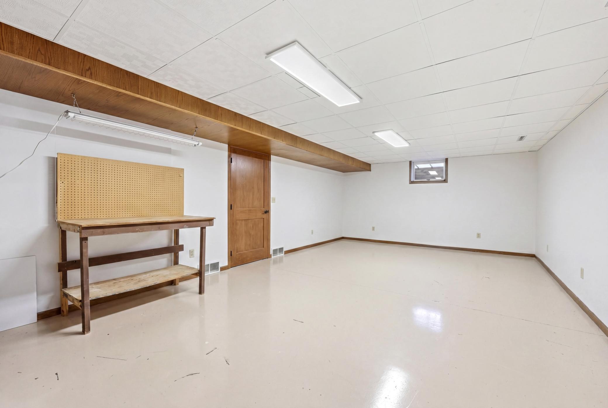 Opportunity for 5th bedroom in Huge Lower level Storage Room