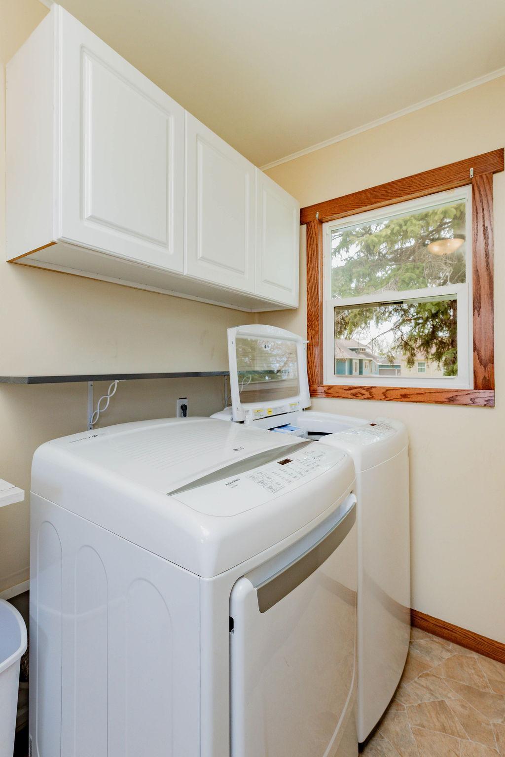 Dedicated laundry room