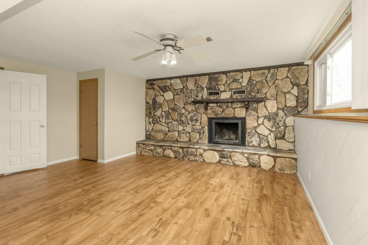 Enjoy the cozy family room with a fireplace—perfect for relaxing evenings or entertaining.
