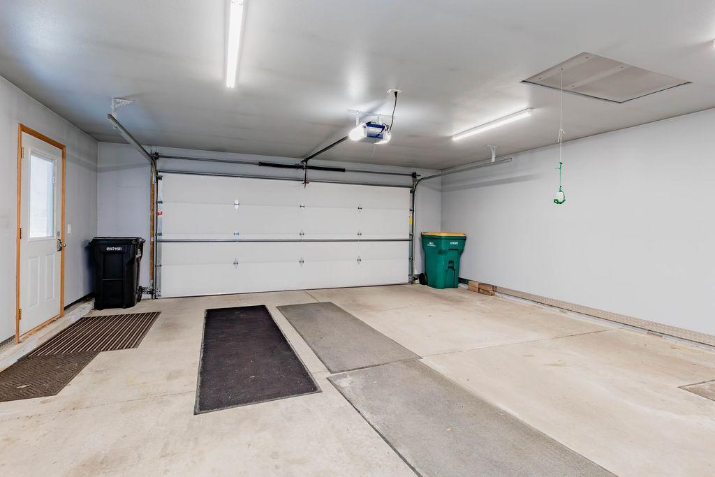 Garage is finished, insulated, heated